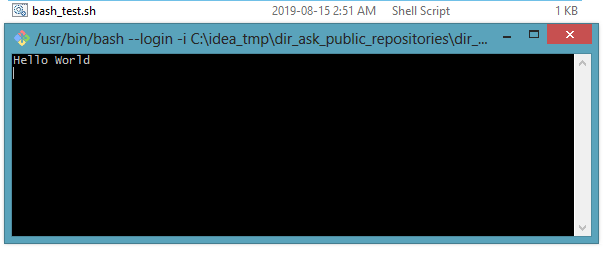 Create Sh Shell Script