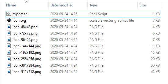 Svg icon exported to png files with Inkscape in Bash