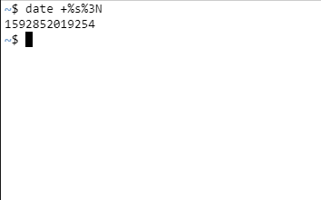 millisecond time in Linux / Unix