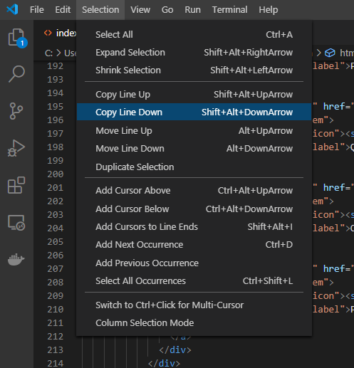 vs-code-duplicate-current-line-dirask