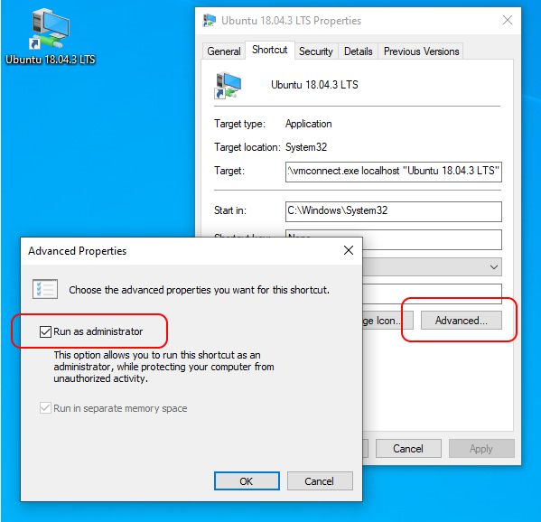 Run as administrator permission for Hyper-V Virtual Machine.