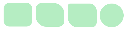 CSS - div with rounded corners example