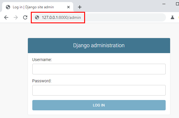 Python - Django admin site