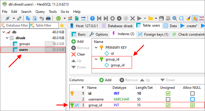 💻 PostgreSQL  Create table with FOREIGN KEY  Dirask