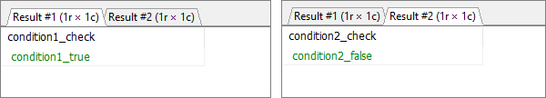 MS SQL Server - IF() function example - result