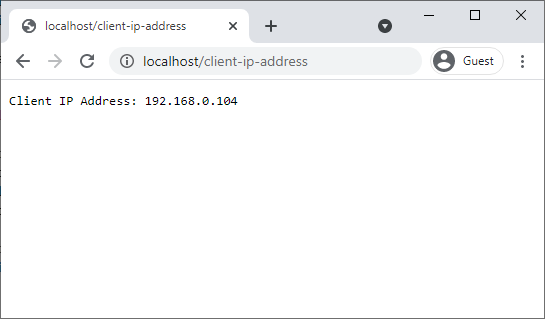 Client IP Address for request in local network - Spring Boot Application