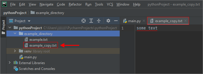 Python - copy file - after