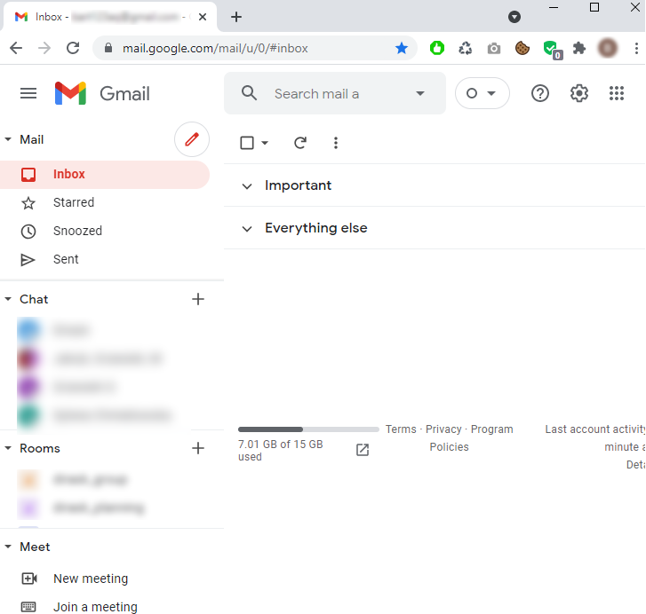 Gmail - new layout (2021-06)