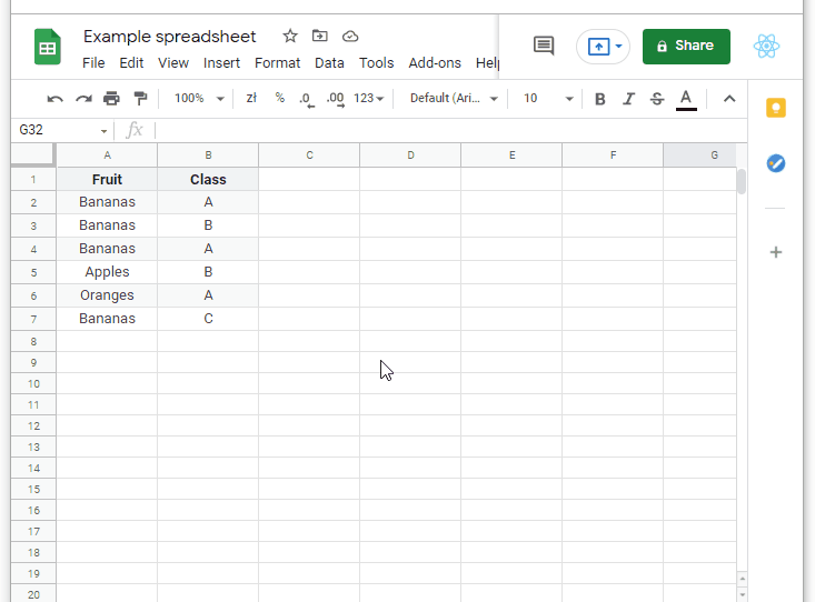 Google Sheets - how to freeze first row