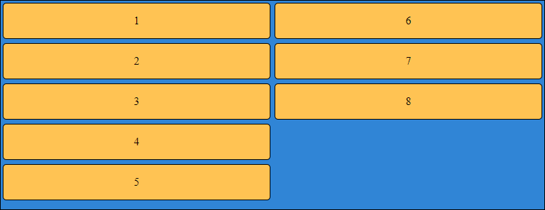 CSS - two-column flexbox layout example