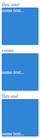 CSS - vertically align text inside flexbox