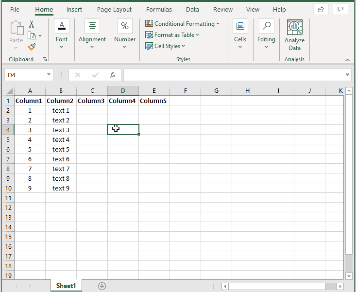 Microsoft Excel - merge / unmerge cells