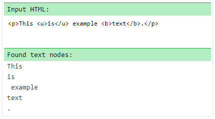 Iterate over text nodes using JavaScript.