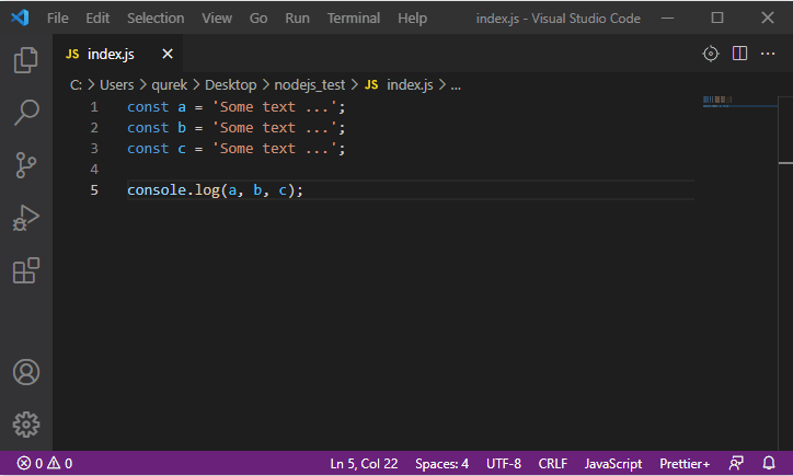 Shift+Alt+Down used to duplicate the current line under VS Code.