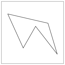 Drawing example polygon on canvas element in HTML5.