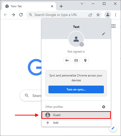 how to add guest in google chrome