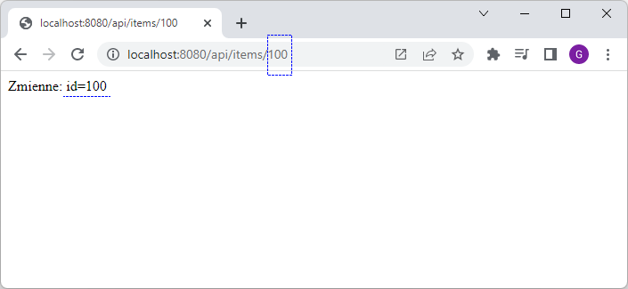 Umieszczanie zmiennych w ścieżce za pomocą adnotacji @PathVariable w Spring Boot 2.