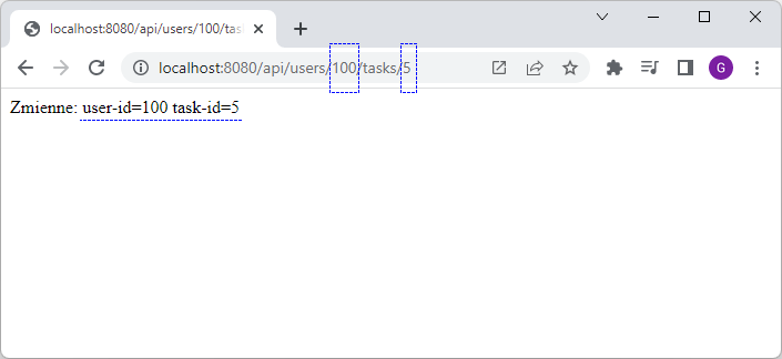 Przekazywanie zmiennych za pomocą adnotacji @PathVariable w Spring Boot 2.