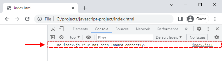 HTML - load JavaScript file