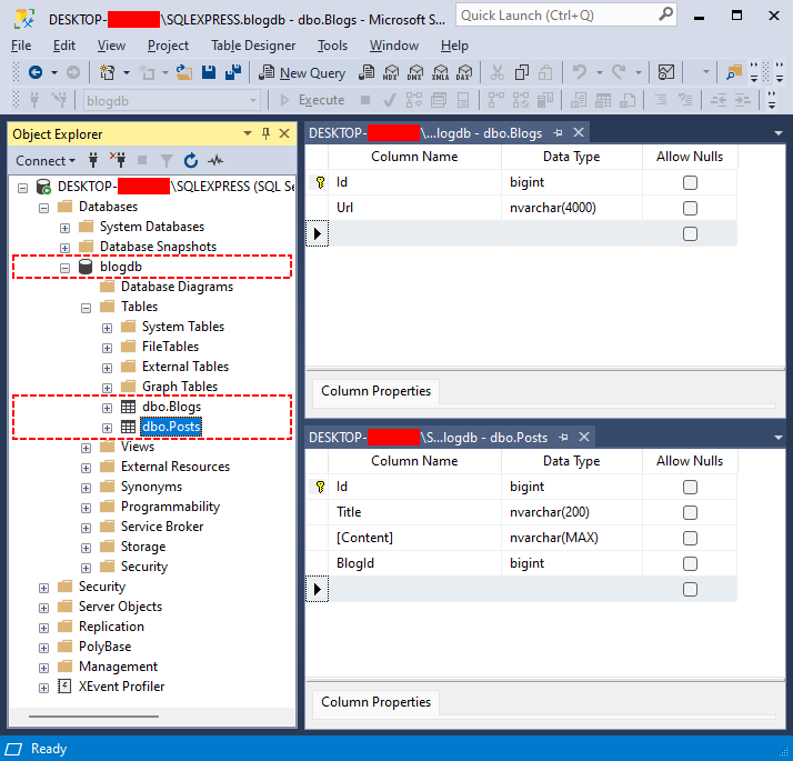 Przykładowa baza danych MS SQL.