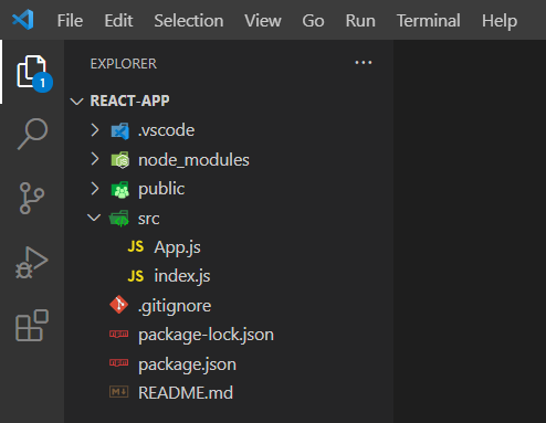 Visual Studio Code - exaple project structure