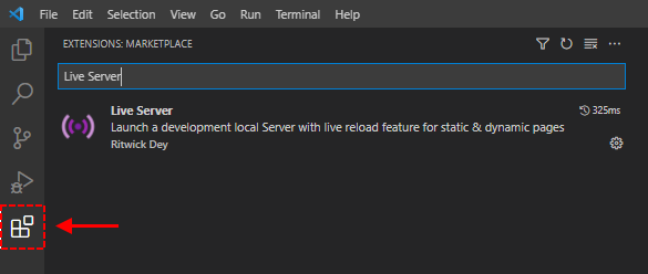 VS Code - Live Server extension