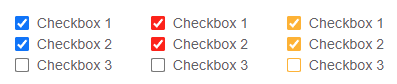 Input checkbox styled using CSS.