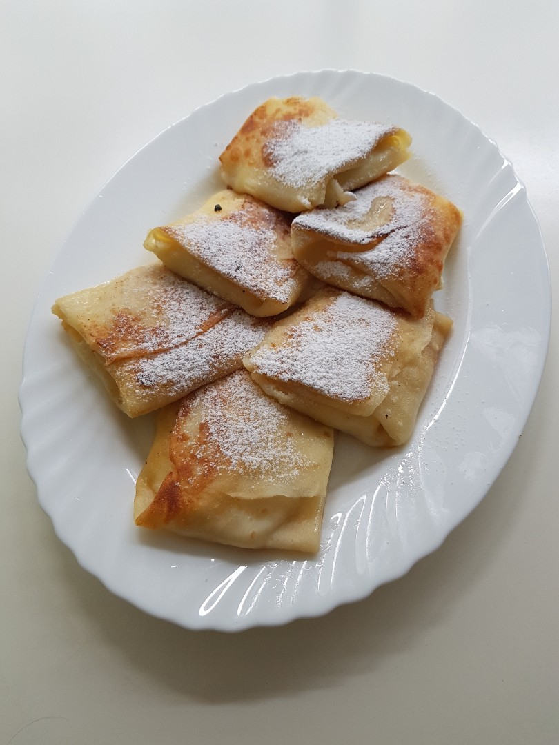 Bar miła Kraków - double pancakes with white cheese