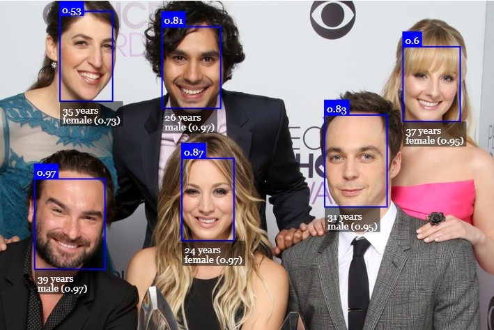 JavaScript API for face detection and face recognition in the browser and Node.js with TensorFlow.js (GitHub - justadudewhohacks/face-api.js)