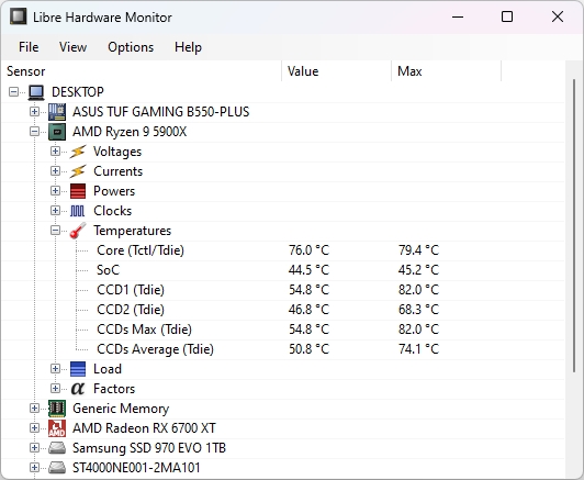 Libre Hardware Monitor